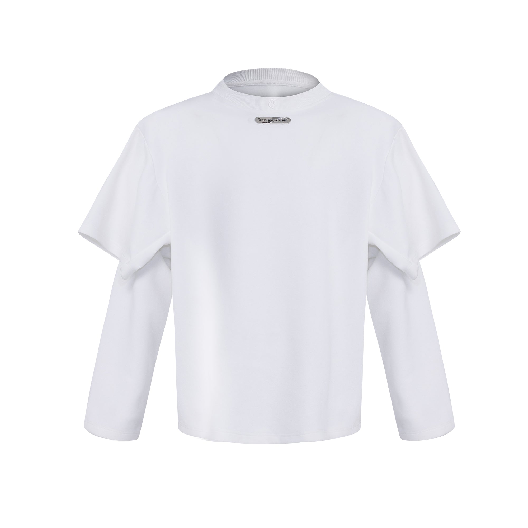 【24s Oct.】Double-layered Round-neck Simple Sweatshirt-IYAMIUIO