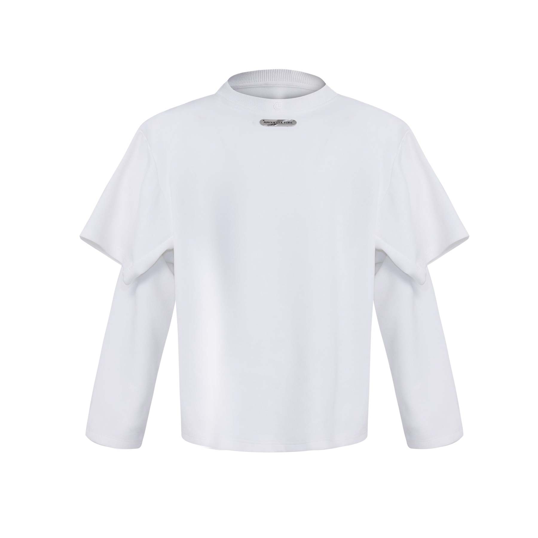 【24s Oct.】Double-layered Round-neck Simple Sweatshirt-IYAMIUIO