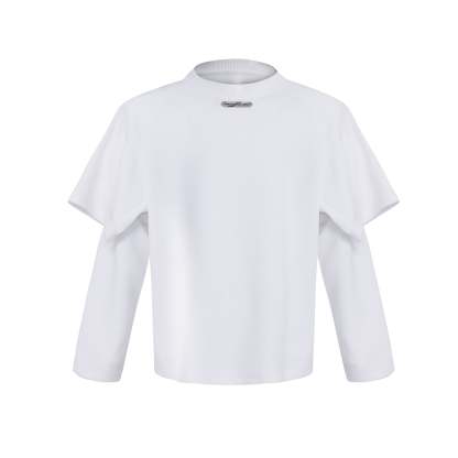 【24s Oct.】Double-layered Round-neck Simple Sweatshirt-IYAMIUIO