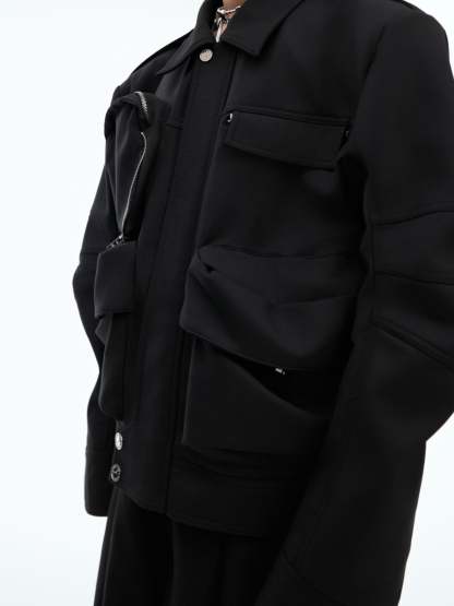【24s Oct.】Heavy Duty Multi-pocket Functional Work Jacket-IYAMIUIO
