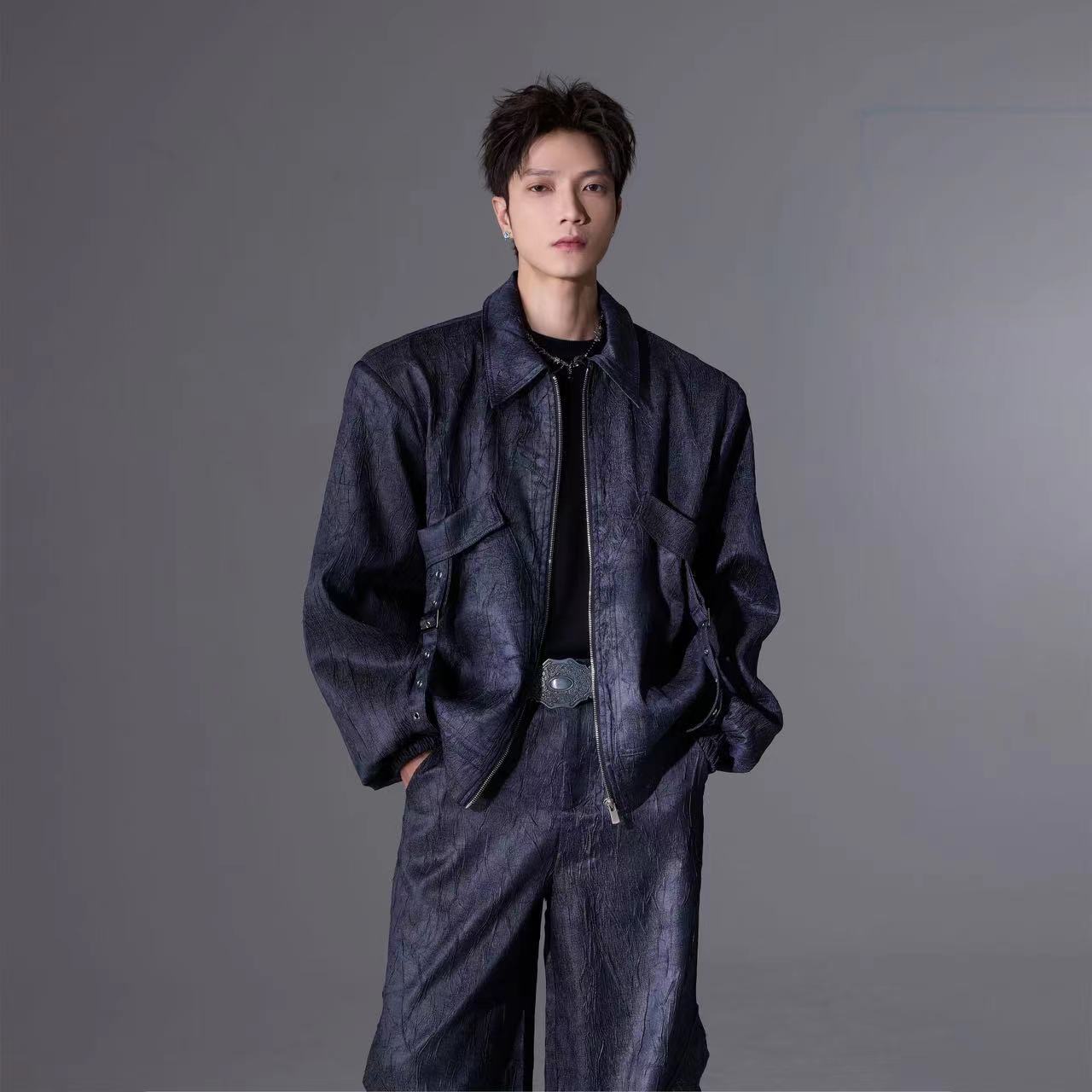 【24s April.】3D Textured Ribbon Jacket-IYAMIUIO