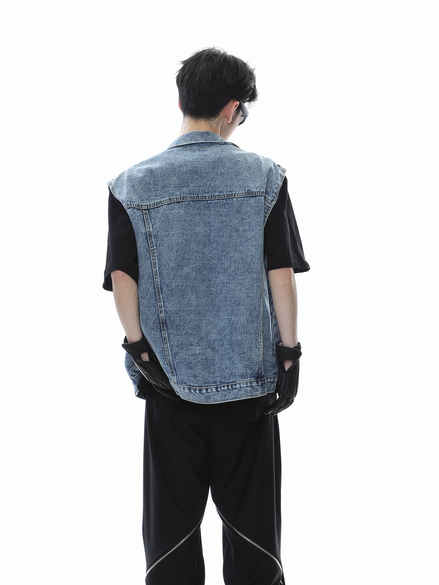 【23s July.】Sleeveless Denim Jacket-IYAMIUIO