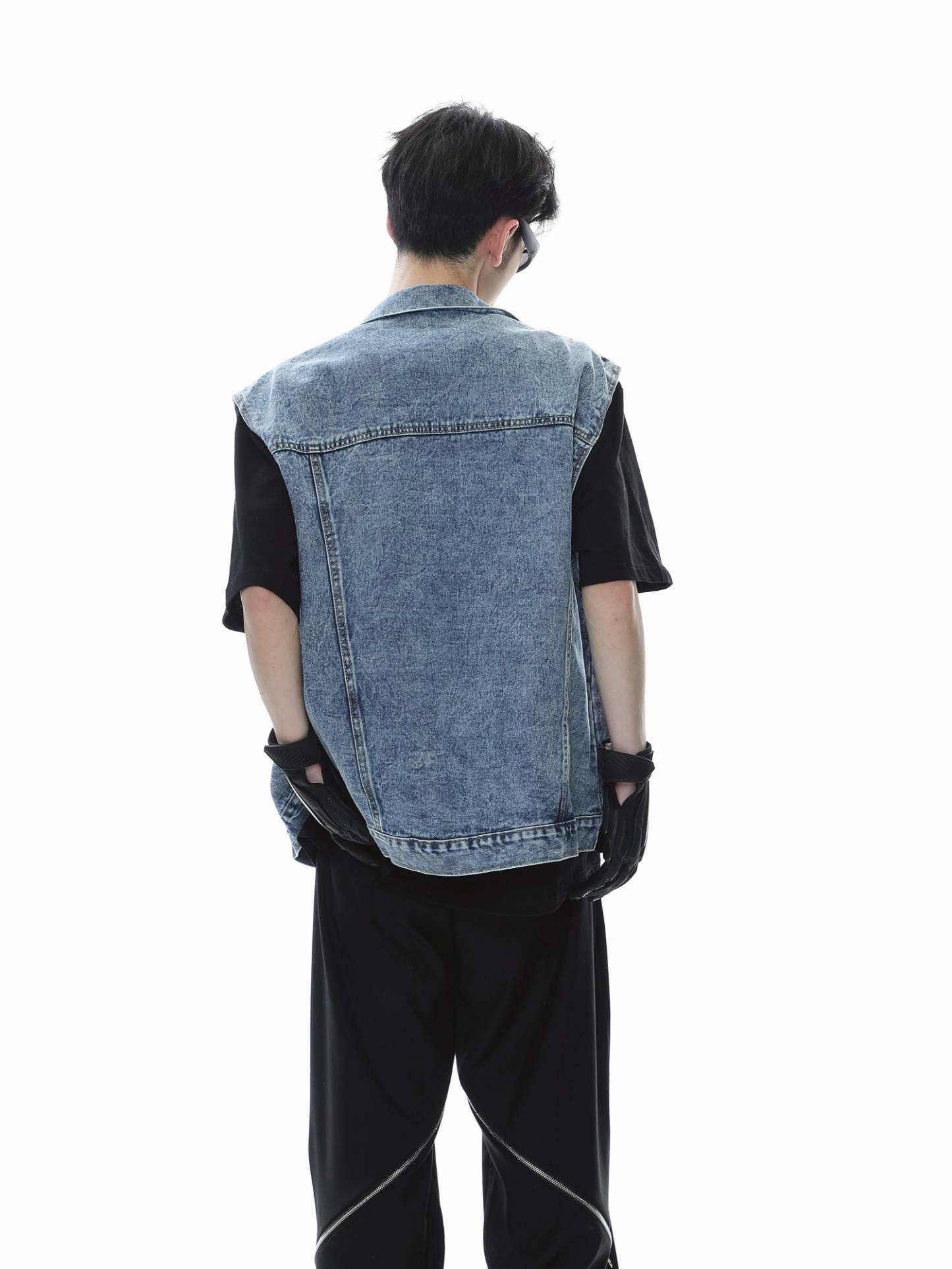 【23s July.】Sleeveless Denim Jacket-IYAMIUIO