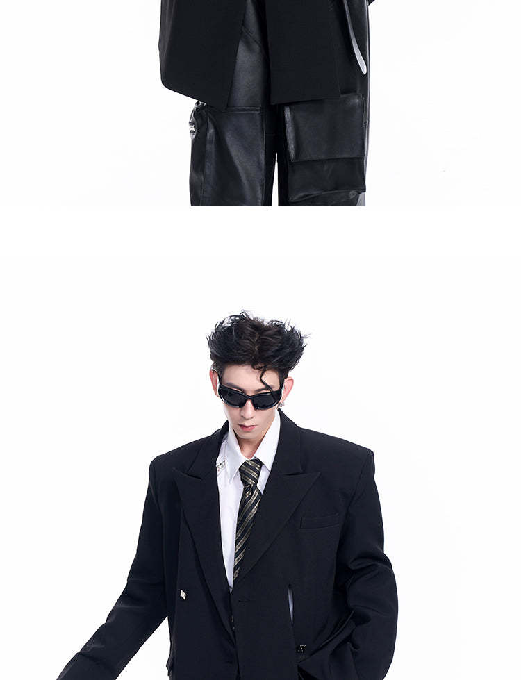 【24s Oct.】Men’s Split Hem Blazer-IYAMIUIO