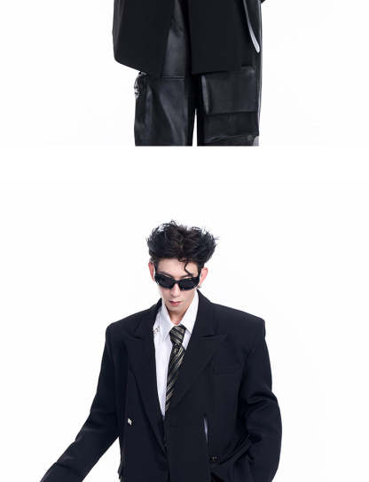 【24s Oct.】Men’s Split Hem Blazer-IYAMIUIO