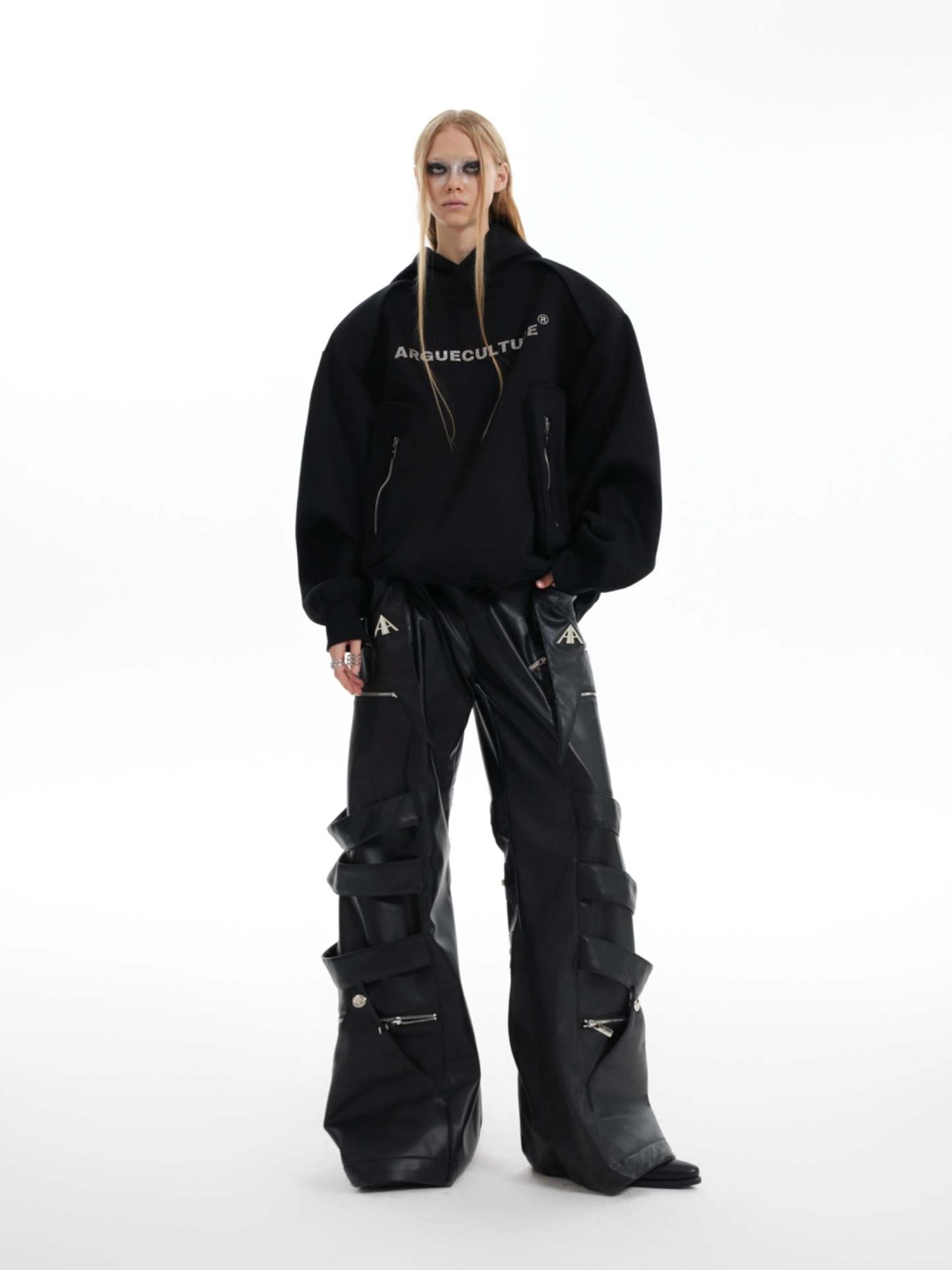 【24s Oct.】Simple Pocket Padded Shoulder Hoodie-IYAMIUIO