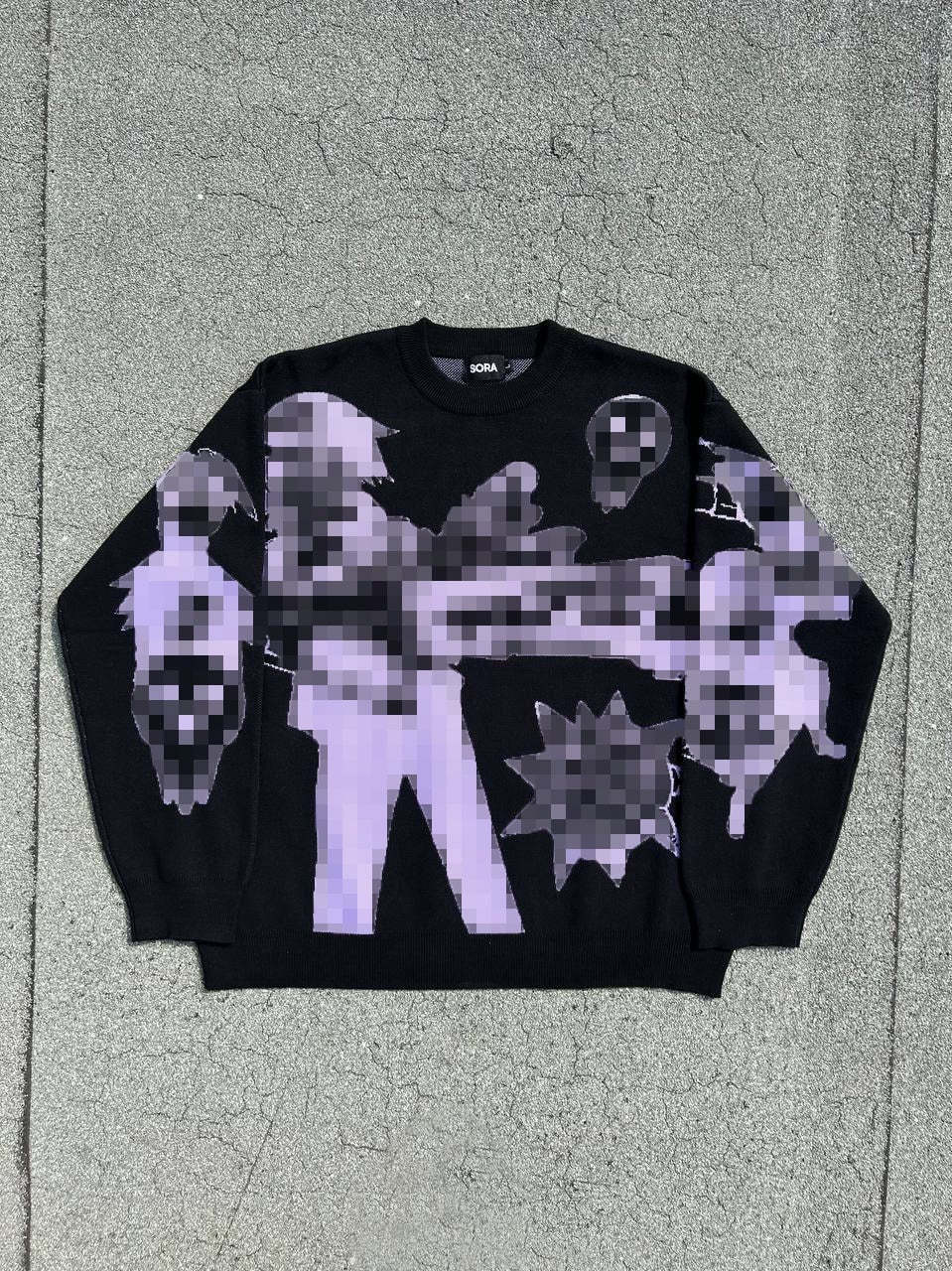 "Weapon Partners" Knit Black-IYAMIUIO