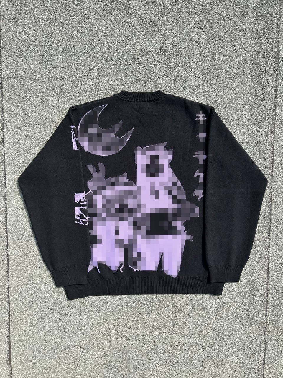 "Weapon Partners" Knit Black-IYAMIUIO