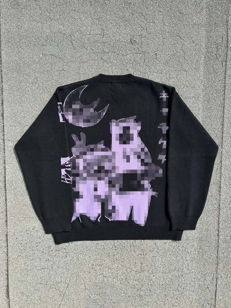 "Weapon Partners" Knit Black-IYAMIUIO