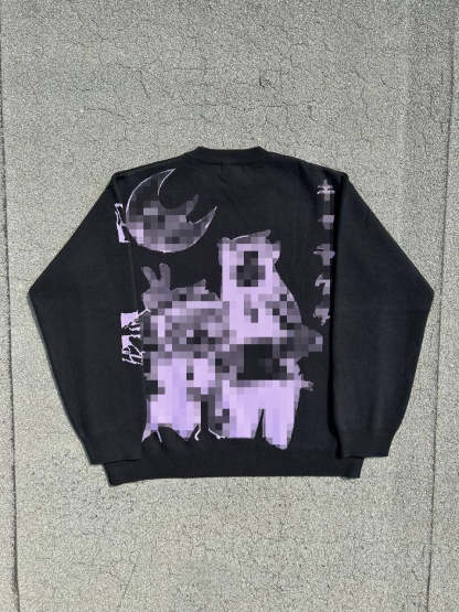 "Weapon Partners" Knit Black-IYAMIUIO