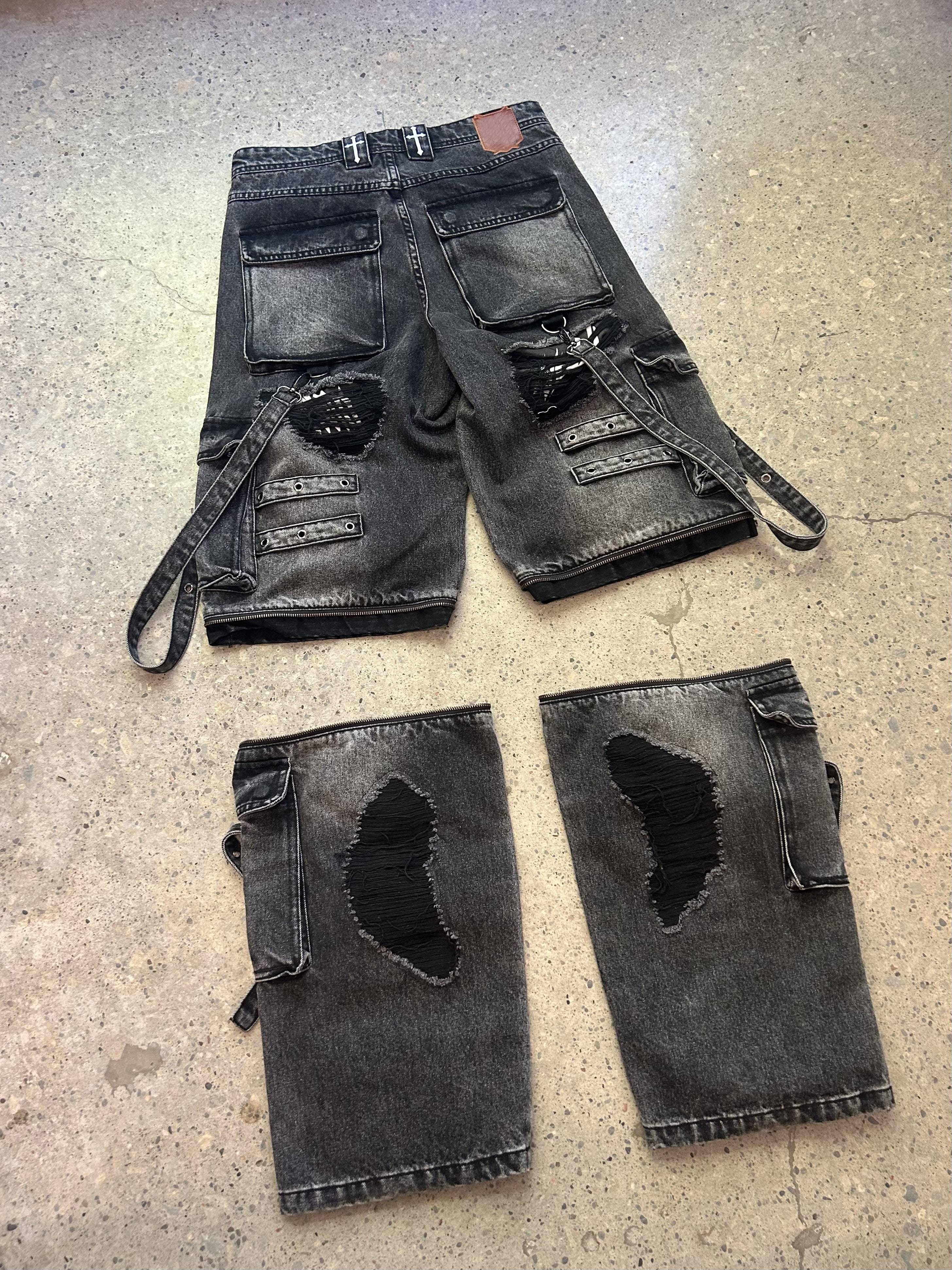 "Maria Wall" Cargo Pants-IYAMIUIO