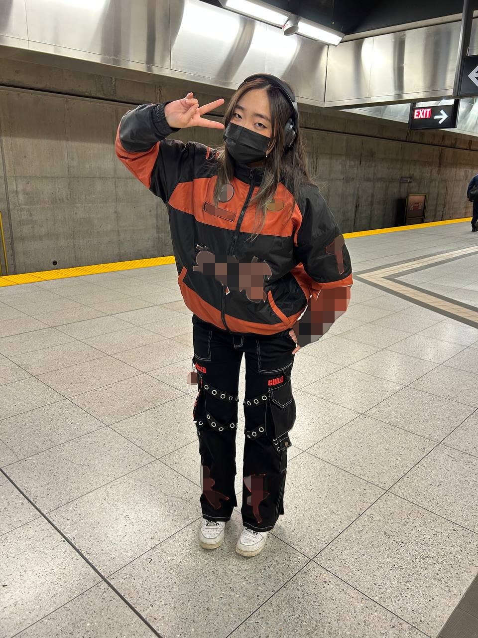 "Cursed Energy" Cargo Pants-IYAMIUIO