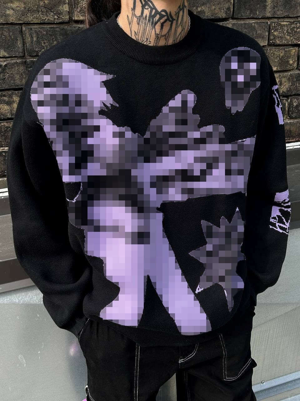 "Weapon Partners" Knit Black-IYAMIUIO