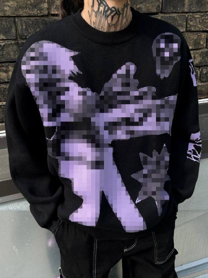 "Weapon Partners" Knit Black-IYAMIUIO