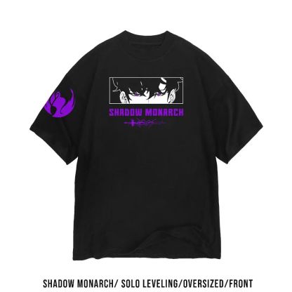 Shadow Monarch Oversized T-Shirt - Solo LVL-IYAMIUIO