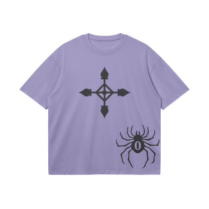 'Head of the Spider' Chrollo Oversized Boxy T-Shirt-IYAMIUIO