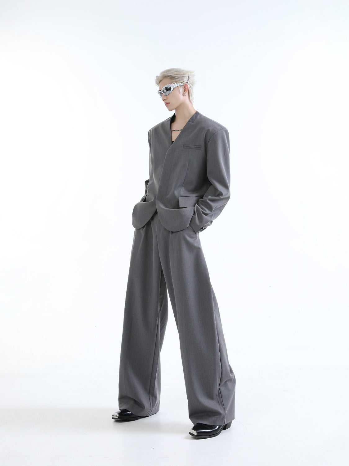 【24s Aug.】Casual Simple Large V-neck Suit-IYAMIUIO