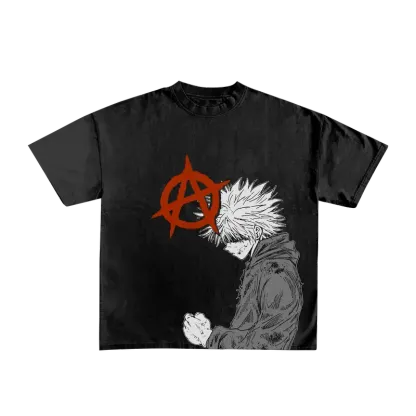 Killua Vintage Tee-H×H-IYAMIUIO