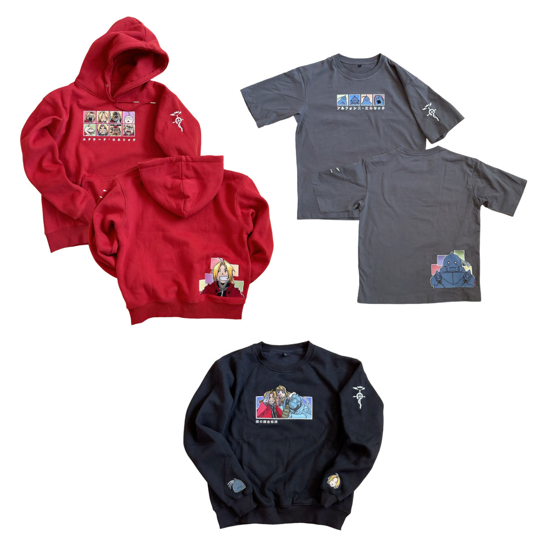 Alph Faces Tee-FMA-IYAMIUIO