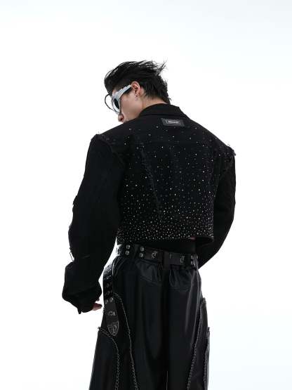 【24s Aug.】Flash Diamond Gradient Pioneer Gorgeous Short Jacket-IYAMIUIO