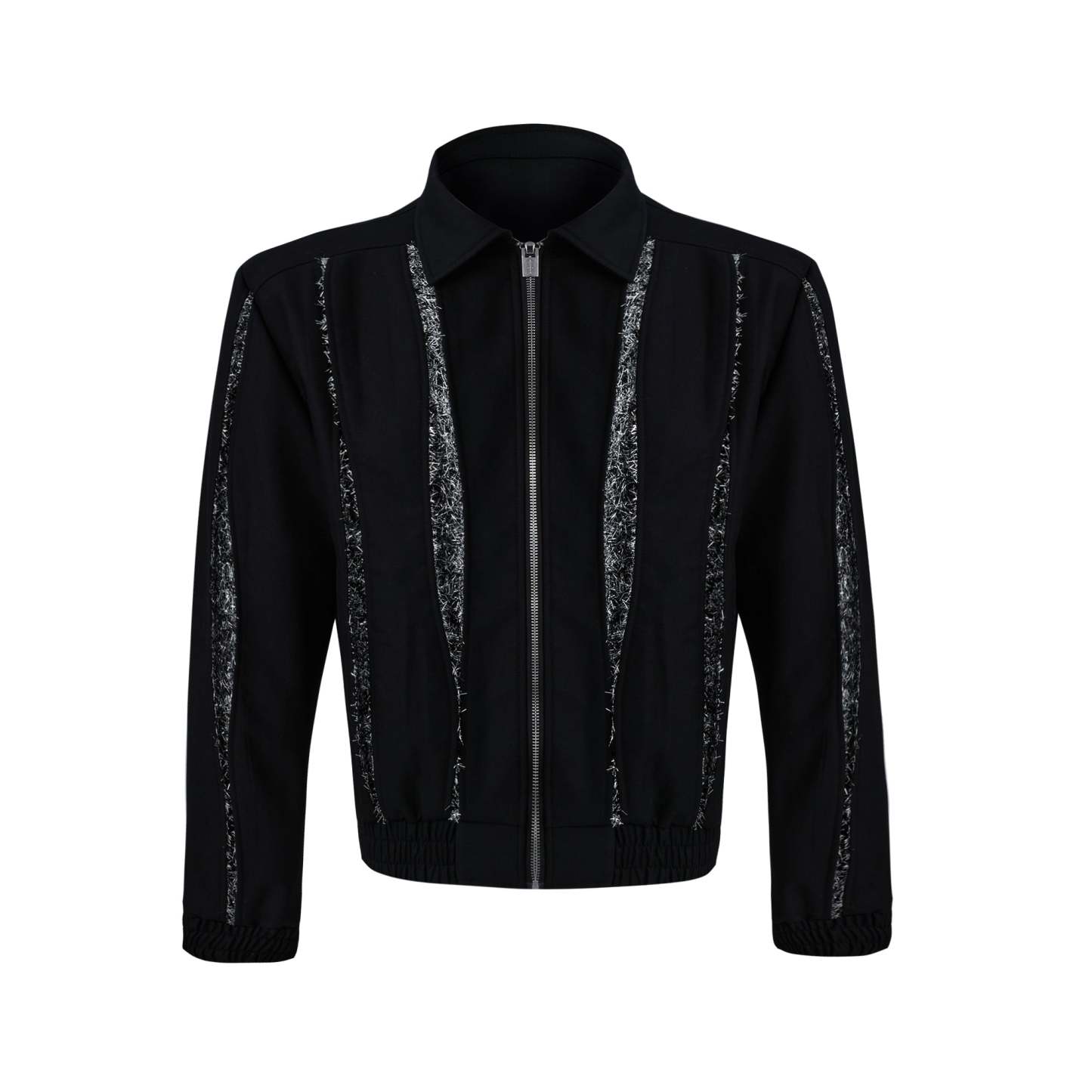 【24s Sep.】Patchwork Sequined Cropped Jacket-IYAMIUIO