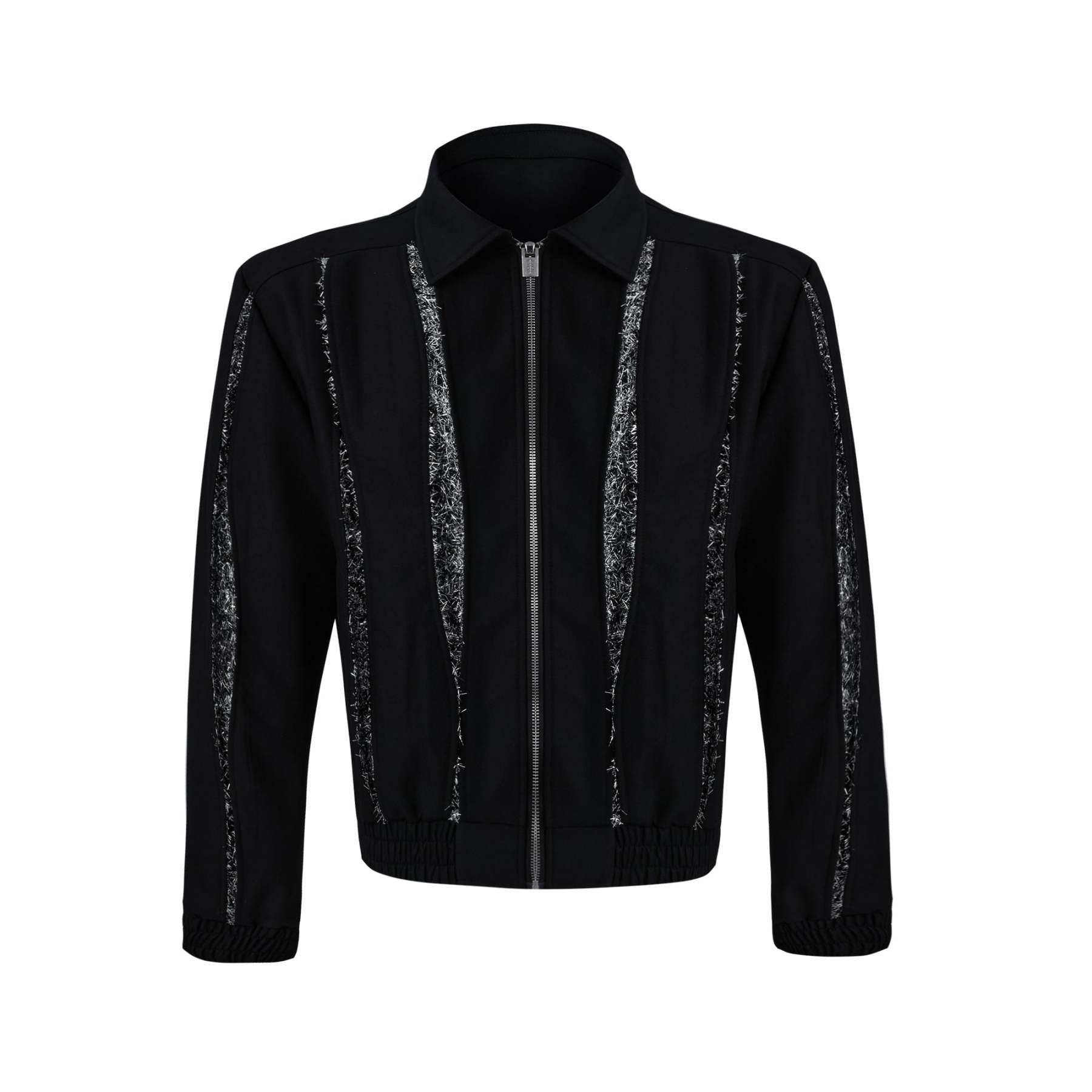 【24s Sep.】Patchwork Sequined Cropped Jacket-IYAMIUIO