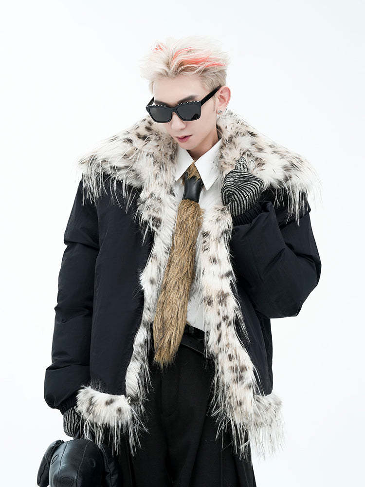 【24s January.】Reversible Faux Mink Fur Jacket-IYAMIUIO