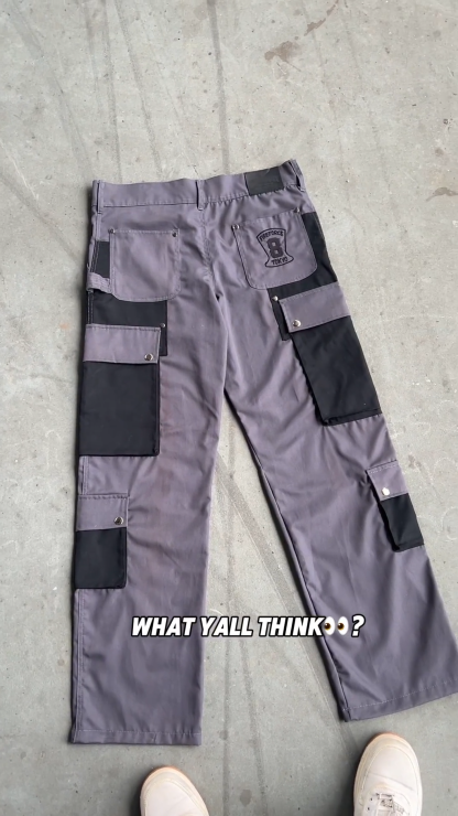 Fire Force Cargo Pants-IYAMIUIO