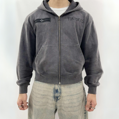 Arthur Zip Up Hoodie - Fire Force-IYAMIUIO