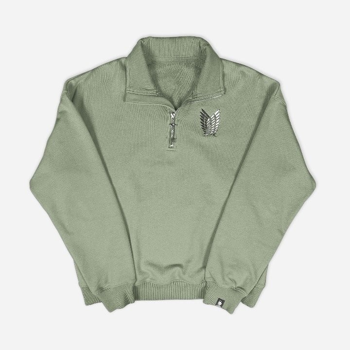 Wings of Freedom Quarter-Zip - AOT-IYAMIUIO