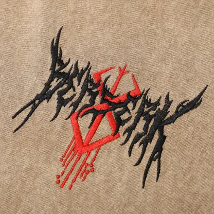 THE STRUGGLER EMBROIDERED ACID WASH TEE-B.K-IYAMIUIO