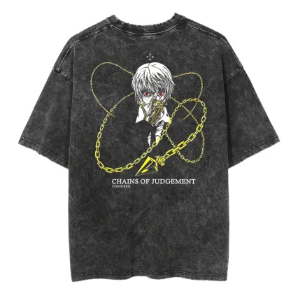 Kurapika Vintage Washed Tee - HxH-IYAMIUIO