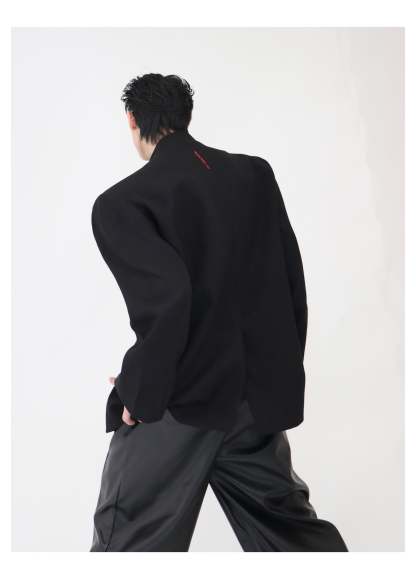 【24s Oct.】Chinese Dragon Embroidery Shoulder Pad Jacket-IYAMIUIO