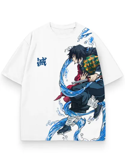 TOMIOKA T-SHIRT - Demon Slayer-IYAMIUIO