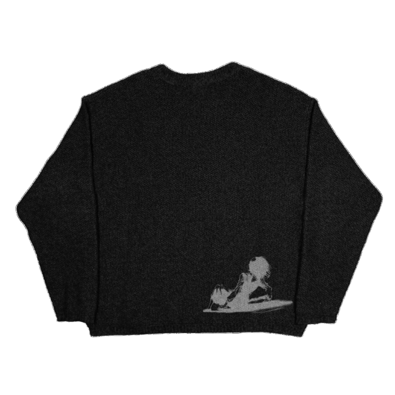 "Rumbling" Knit Black-IYAMIUIO