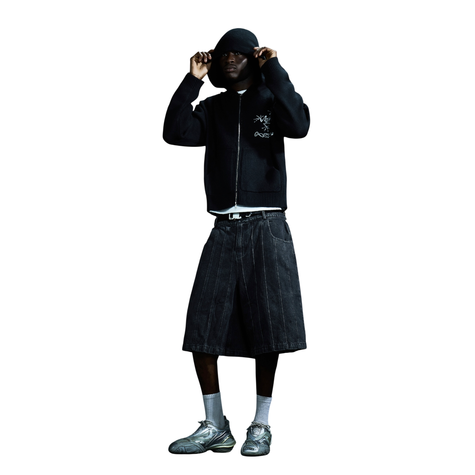 STONE WASH SHORTS-IYAMIUIO