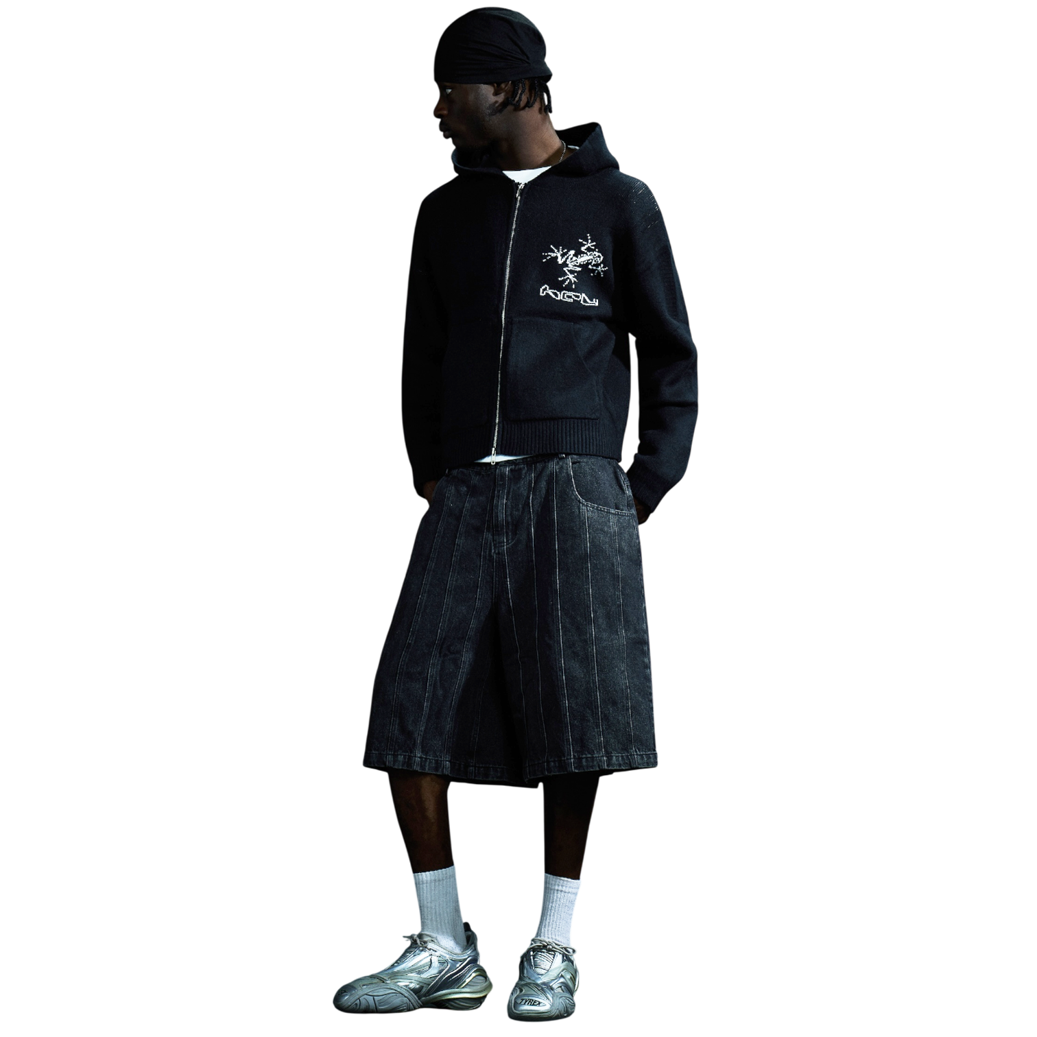 KNITTED FROG HOODIE-IYAMIUIO