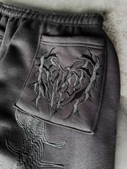 “Ghoul” Sweats (Black)-IYAMIUIO