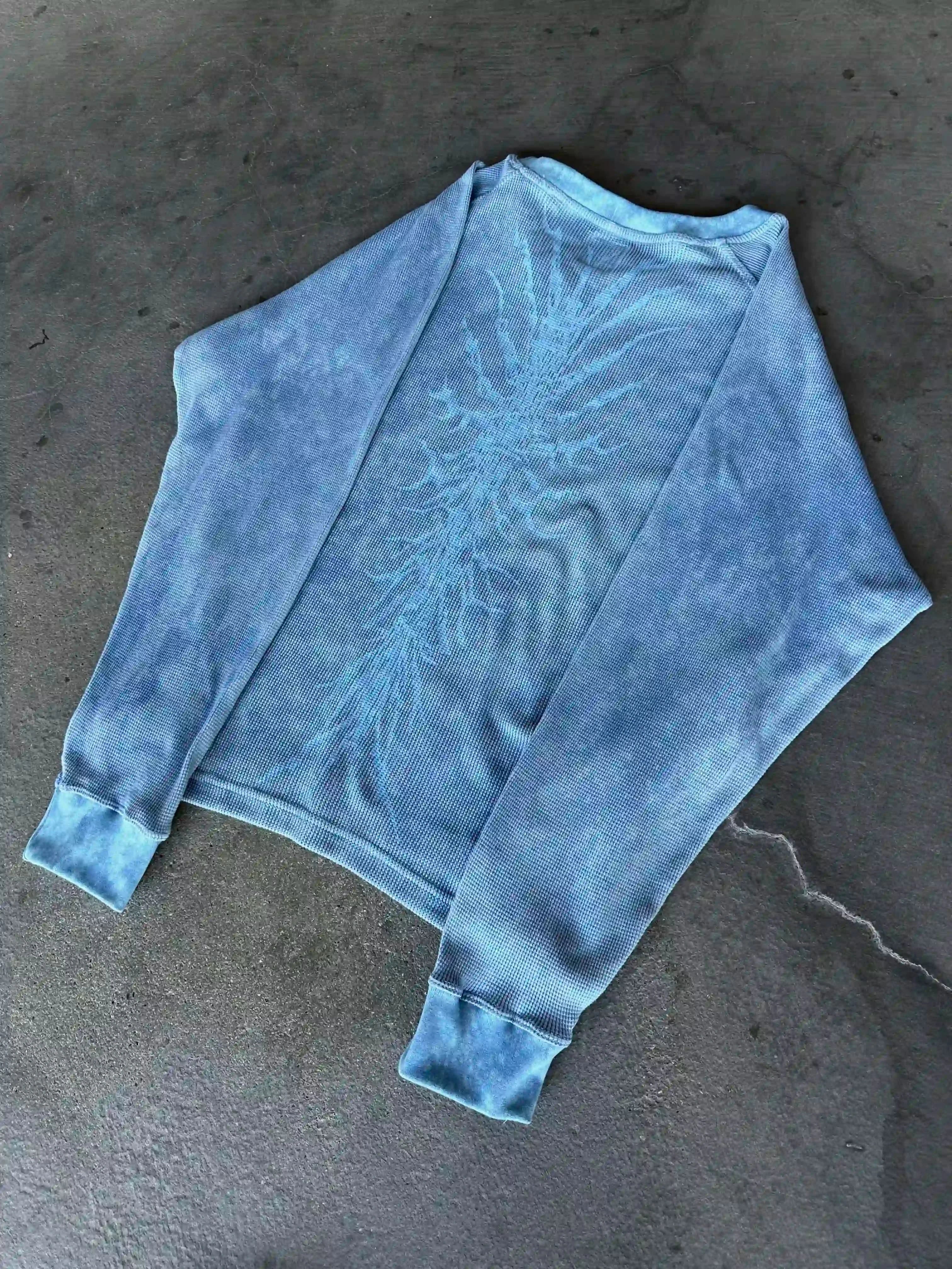 "Ghoul" Long-Sleeve (Light Blue)-IYAMIUIO