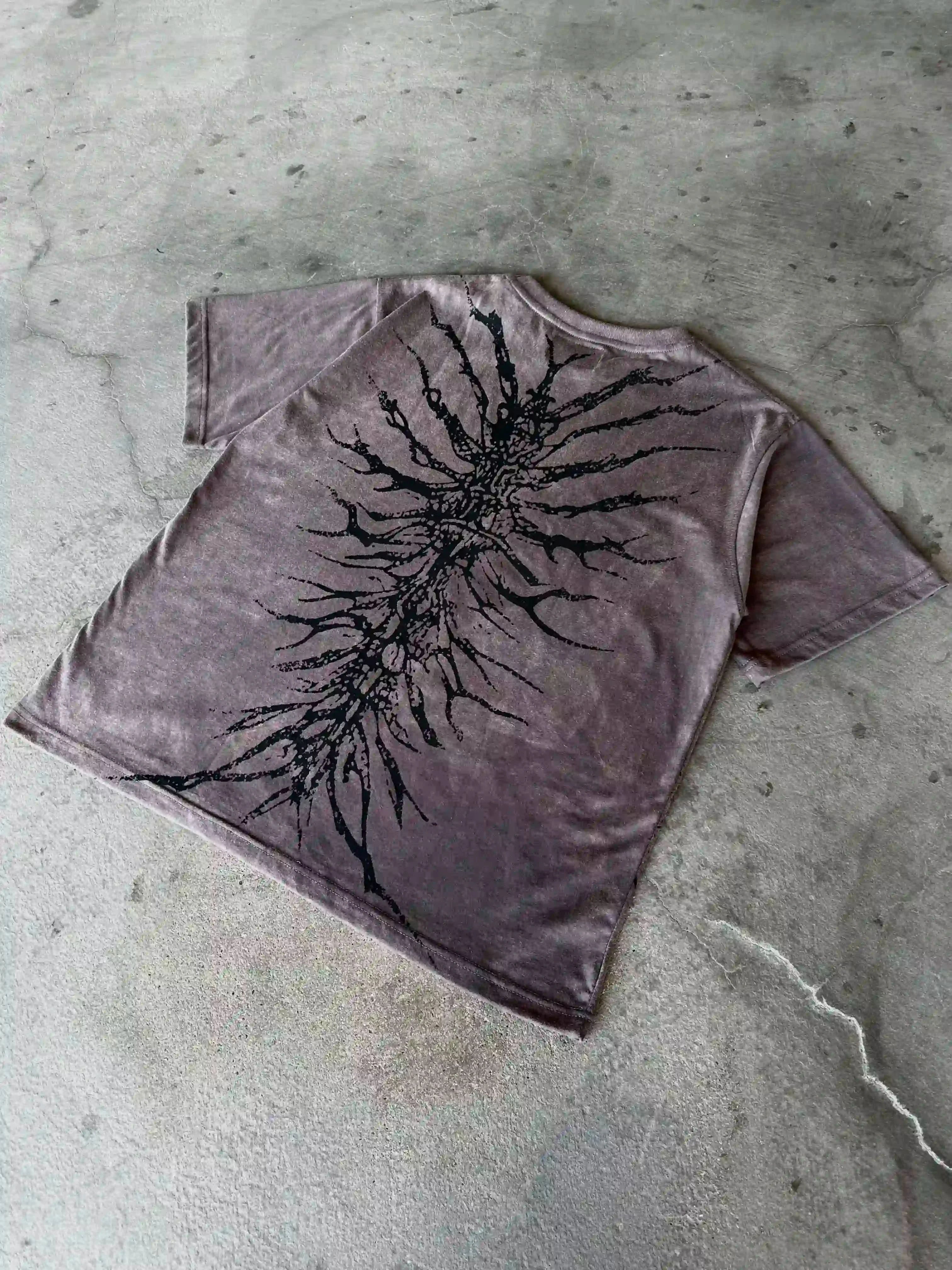 "Ghoul" T-Shirt (Dark Grey)-IYAMIUIO