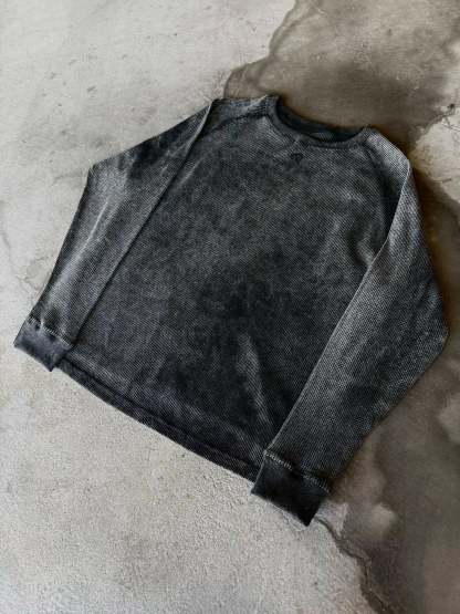 "Ghoul' Long-Sleeve (Grey)-IYAMIUIO