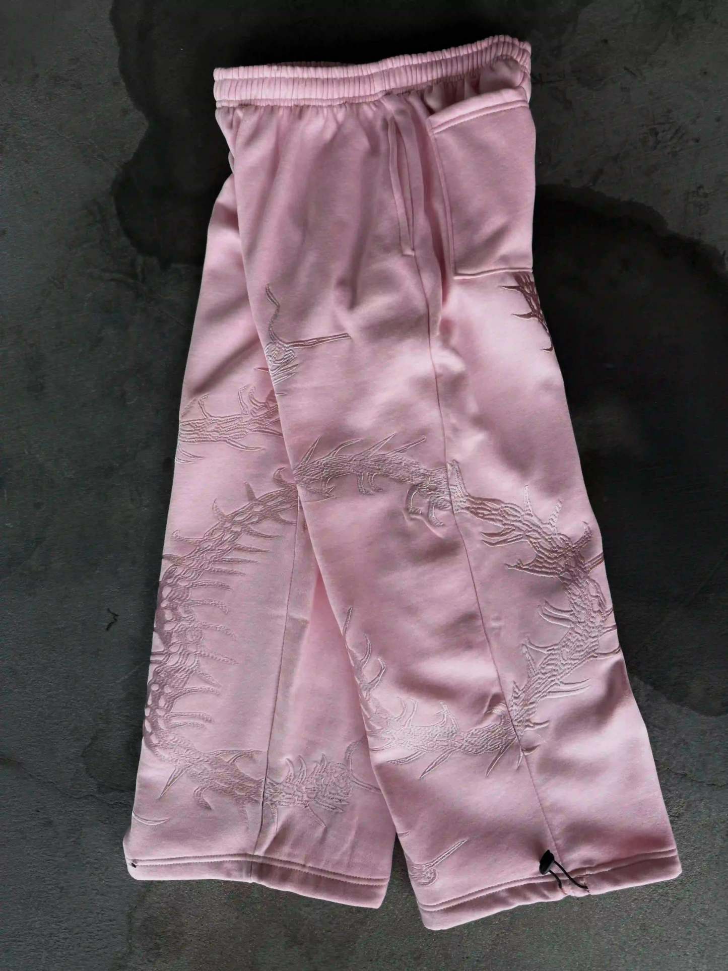 “Ghoul” Sweats (Light Pink)-IYAMIUIO