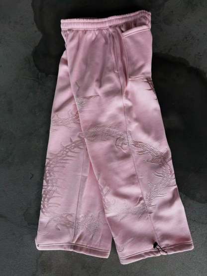 “Ghoul” Sweats (Light Pink)-IYAMIUIO