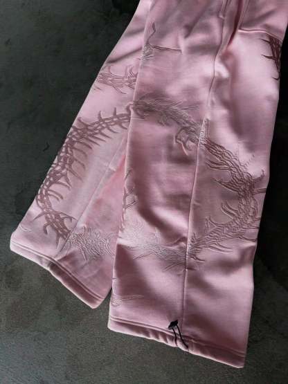 “Ghoul” Sweats (Light Pink)-IYAMIUIO