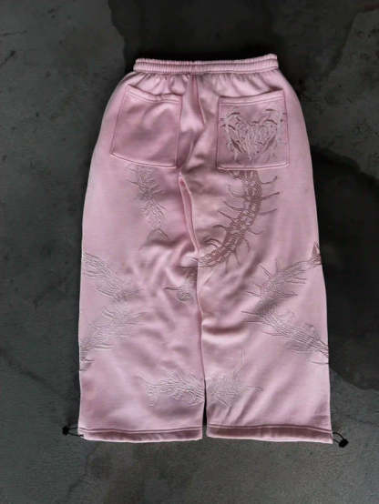 GHOUL ZIP+SWEATS (PINK)-IYAMIUIO
