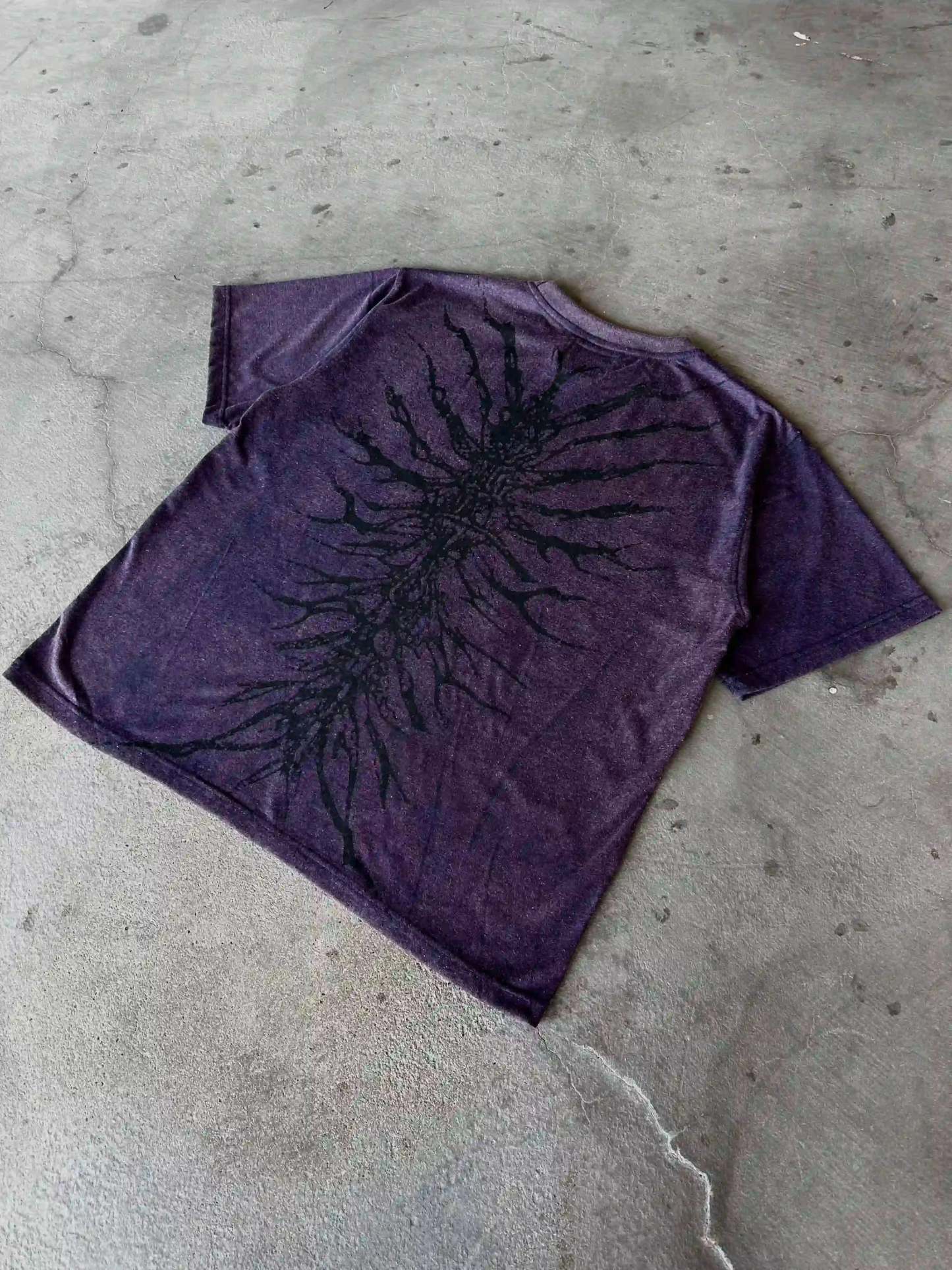 "Ghoul" T-Shirt (Dark Purple)-IYAMIUIO