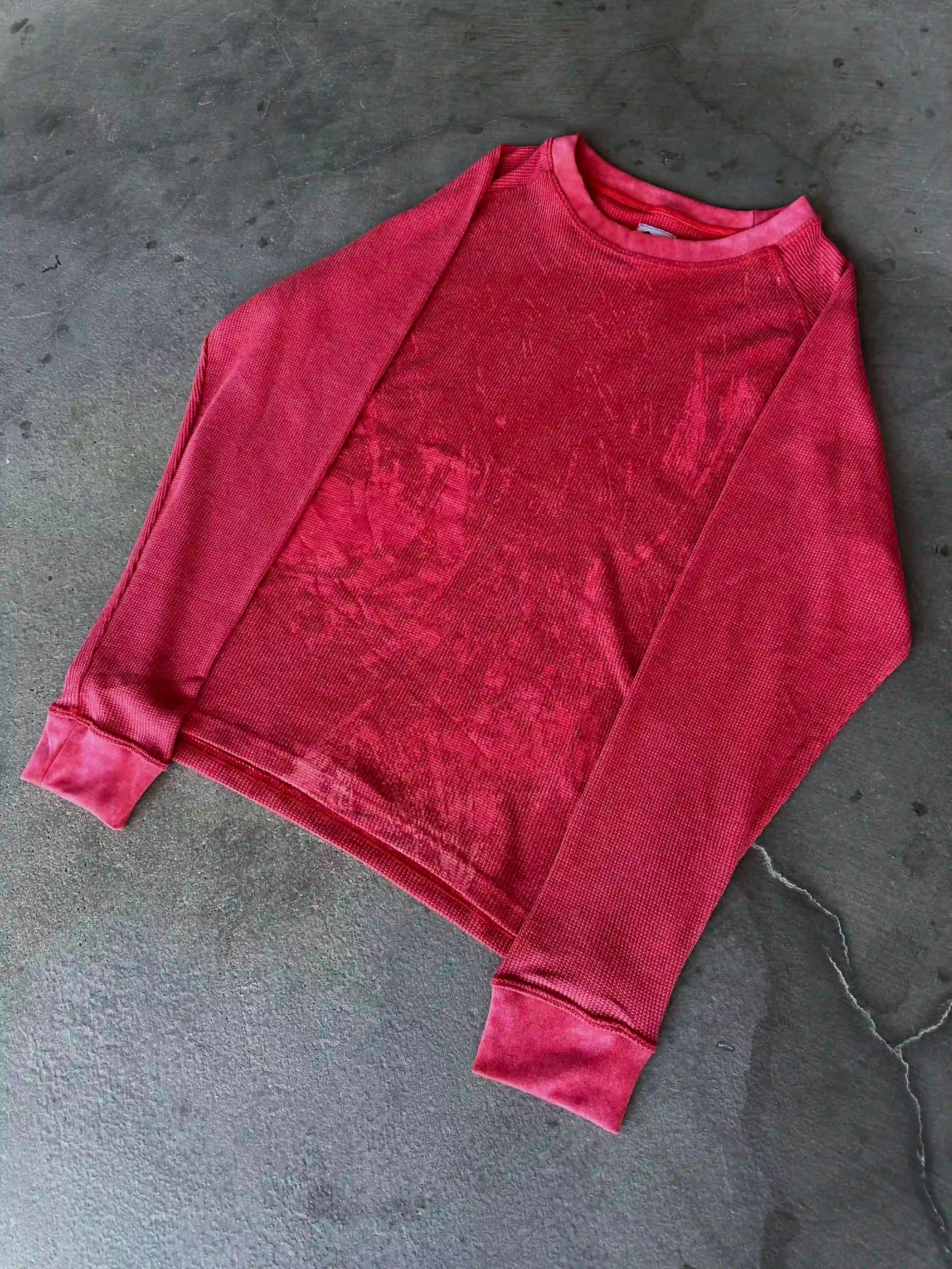 "Ghoul" Long-Sleeve (Light Red)-IYAMIUIO