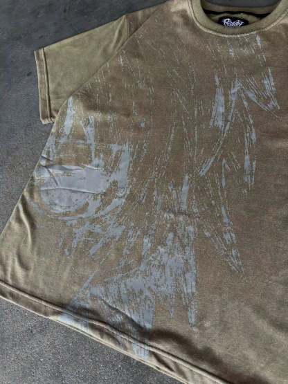 "Ghoul" T-shirt (Sand)-IYAMIUIO