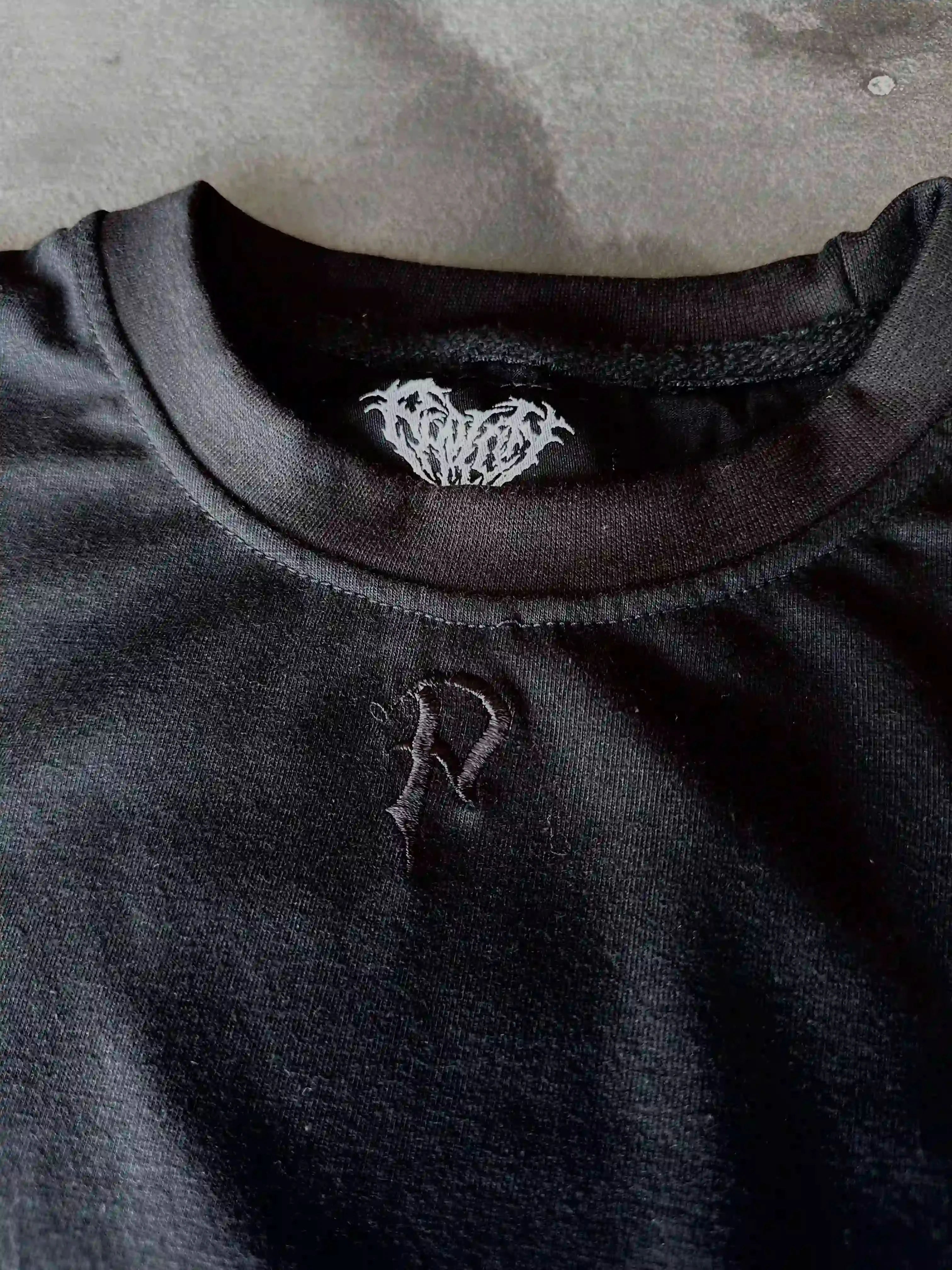 “Ghoul” T-Shirt (Onyx)-IYAMIUIO