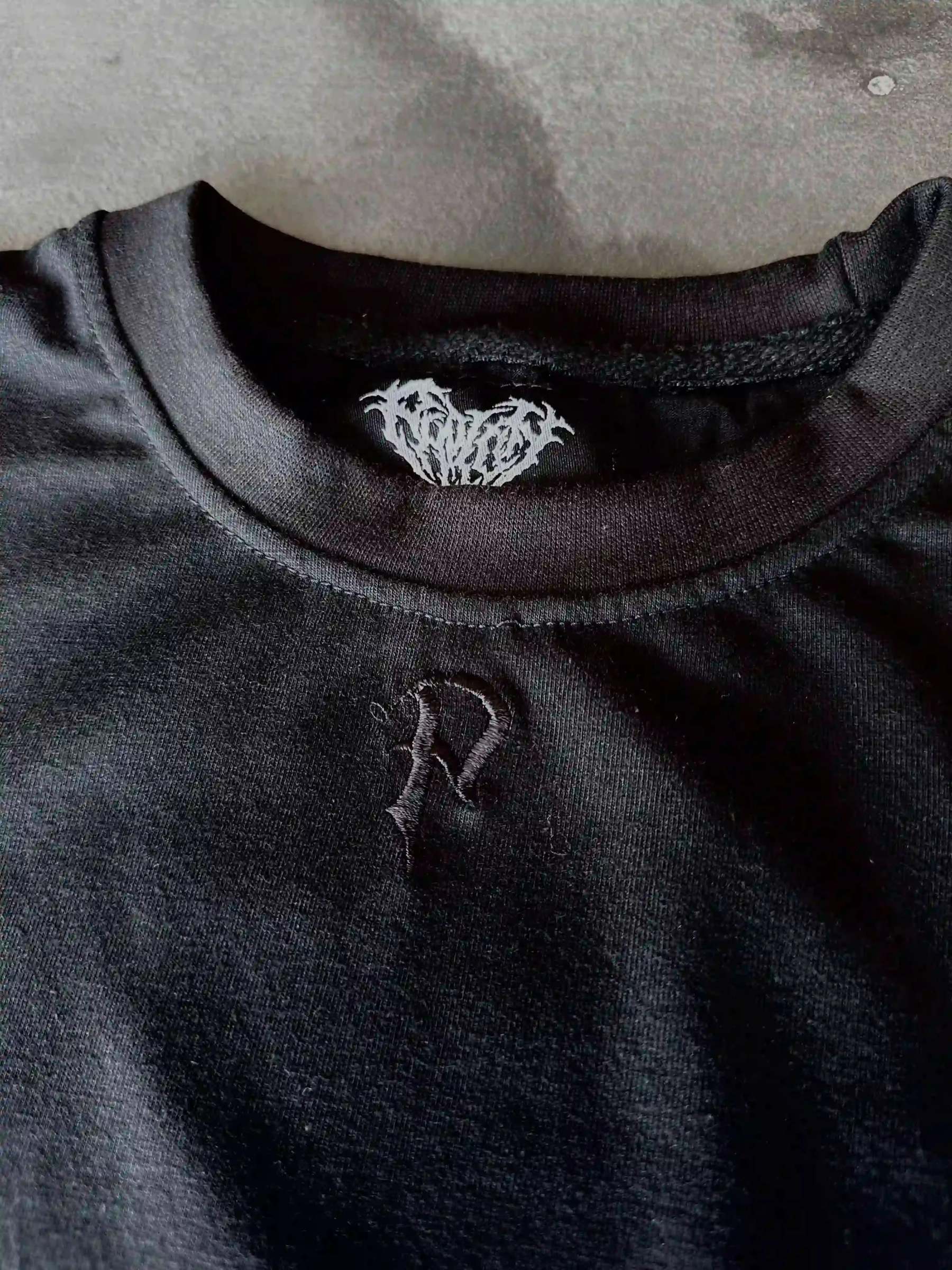 “Ghoul” T-Shirt (Onyx)-IYAMIUIO